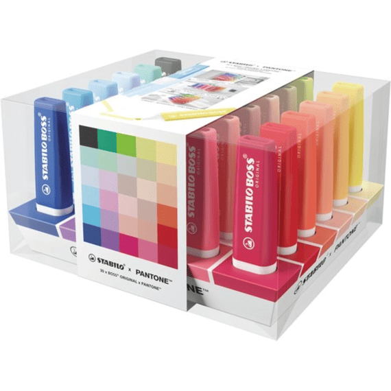 Stabilo Boss Pantone Markeerstift Set 30 Stuks