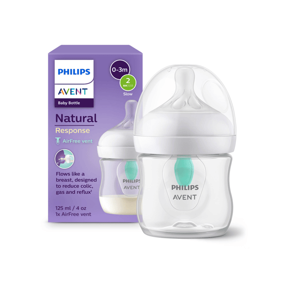 Avent Natural Airfree Zuigfles 125ml + Gratis Multi Teat