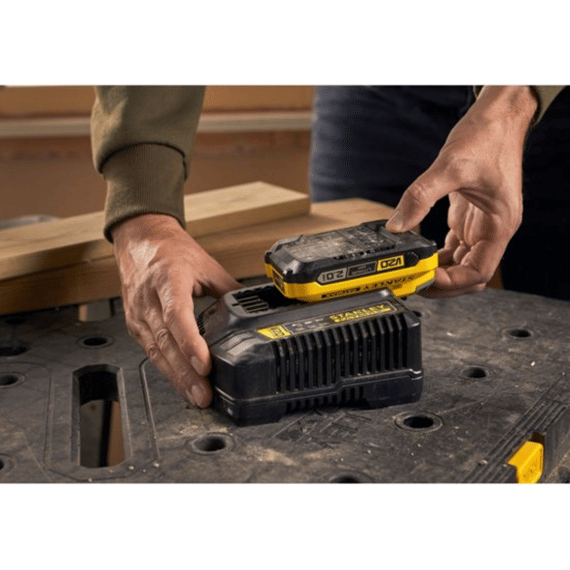 Stanley Startset Met 2x2.0ah En 2a Lader 18v