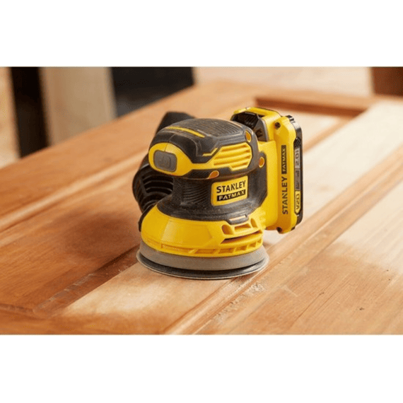 Stanley Excentrische Schuurmachine 125mm 18v (zonder Lader En Accu)