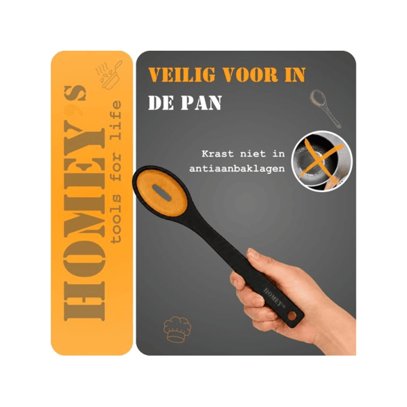 Homeys Tools For Life Fibr Lepel Met Gat 34cm