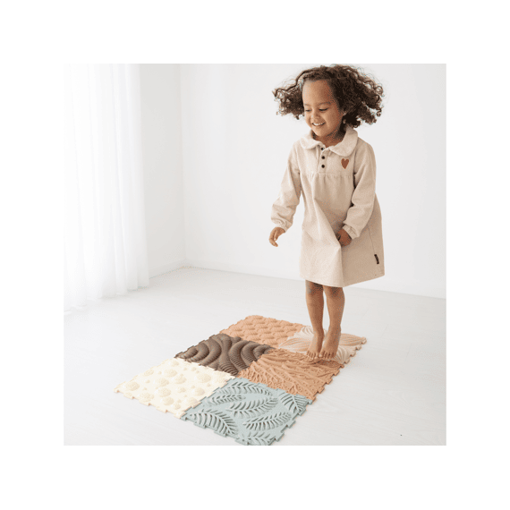 Sense2play Sense2play Sensorische Textuurmatten Natuur 6 Stuks