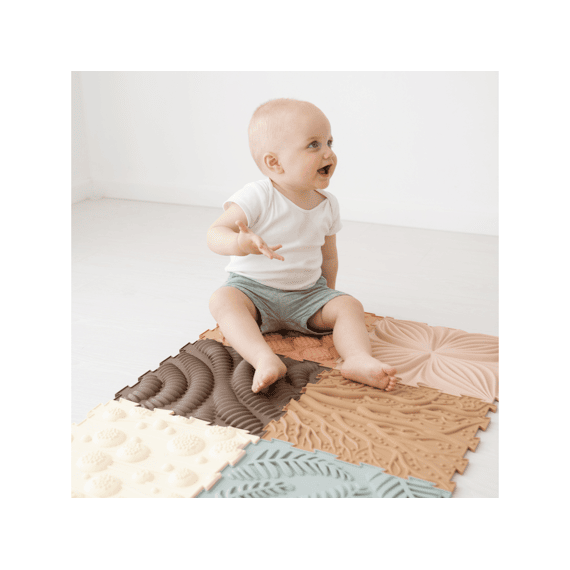 Sense2play Sense2play Sensorische Textuurmatten Natuur 6 Stuks