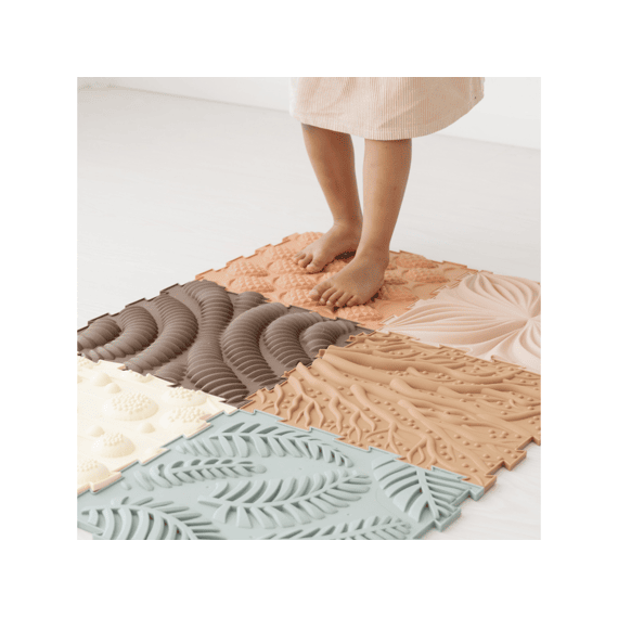 Sense2play Sense2play Sensorische Textuurmatten Natuur 6 Stuks