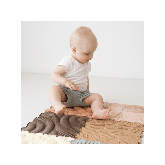 Sense2play Sense2play Sensorische Textuurmatten Natuur 6 Stuks