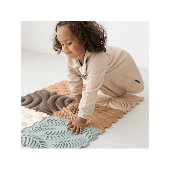 Sense2play Sense2play Sensorische Textuurmatten Natuur 6 Stuks