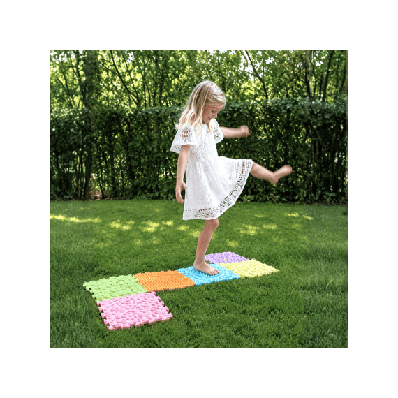 Sense2play Sensorische Textuurmatten Pastel 6 Stuks