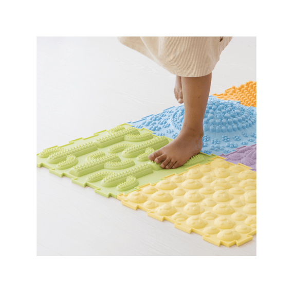 Sense2play Sensorische Textuurmatten Pastel 6 Stuks