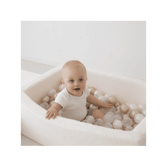 Sense2play 4-in-1 Schuim Speelset Met Ballenbad Bouclé Crème