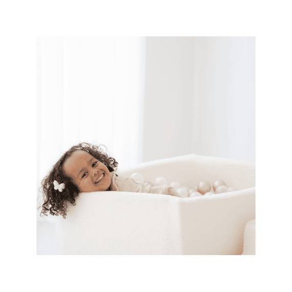 Sense2play 4-in-1 Schuim Speelset Met Ballenbad Bouclé Crème