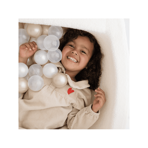 Sense2play 4-in-1 Schuim Speelset Met Ballenbad Bouclé Crème