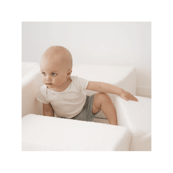 Sense2play 4-in-1 Schuim Speelset Met Ballenbad Bouclé Crème