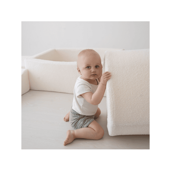 Sense2play Schuim Speeltunnel Boucle Creme
