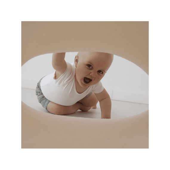 Sense2play Schuim Speeltunnel Boucle Creme