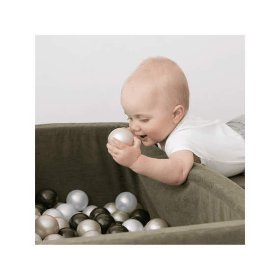 Sense2play 4-in-1 Schuim Speelset Met Ballenbad Ribfluweel Groen