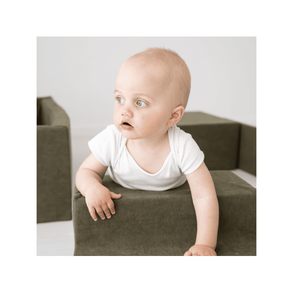 Sense2play 4-in-1 Schuim Speelset Met Ballenbad Ribfluweel Groen