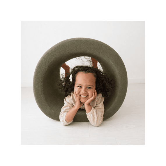 Sense2play Schuim Speeltunnel Ribfluweel Groen