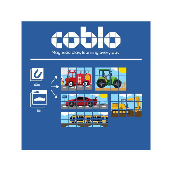 Coblo Magnetische Toppers Transort 60stuks