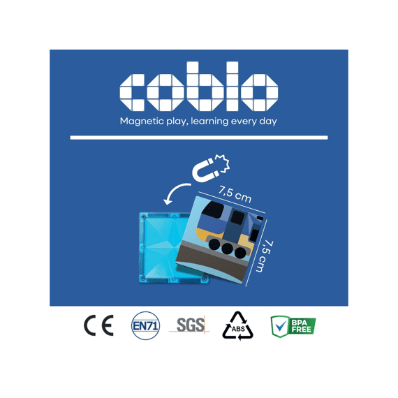 Coblo Magnetische Toppers Transort 60stuks