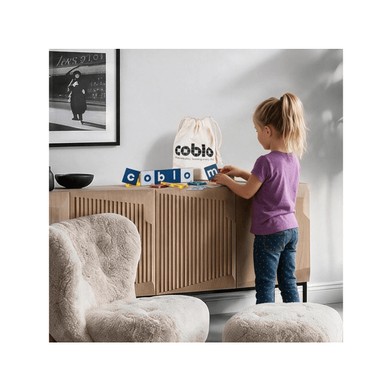 Coblo Magnetische Tegels Mini 40stuks Met 60 Toppers Letters