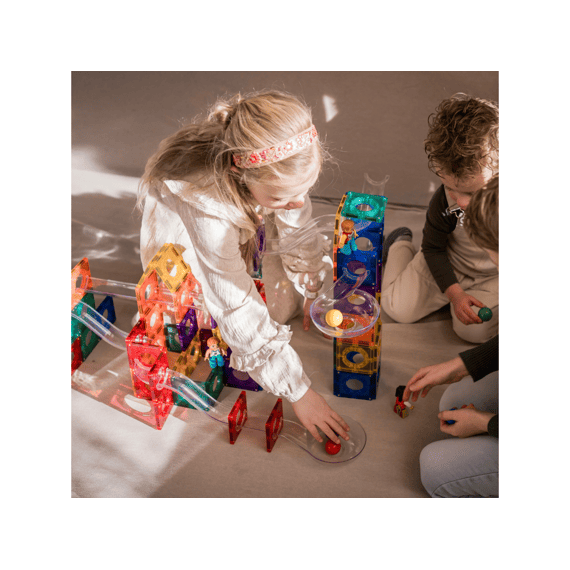 Gladi Magnetische Tegels Knikkerbaan 60stuks