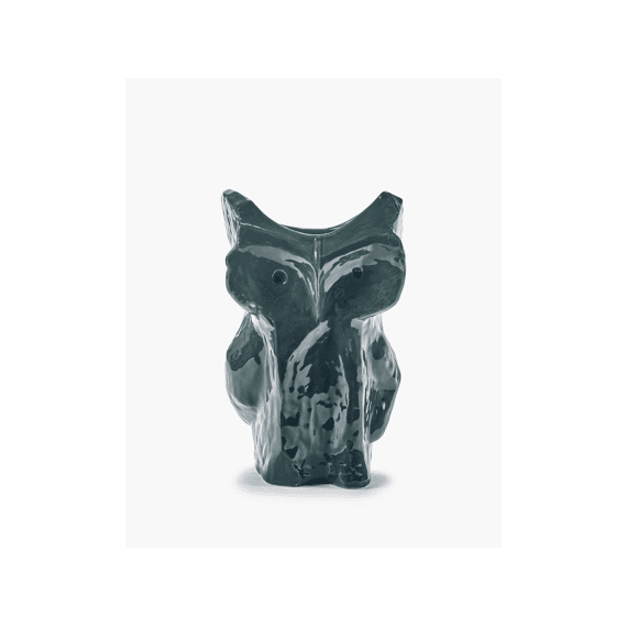 Serax After Midnight Vaas Uil  Donkergroen 19,5x19,5x30cm