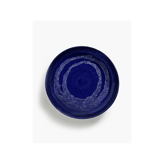 Serax Feast By Ottolenghi Serveerkom M 36x6cm Dark Blue White