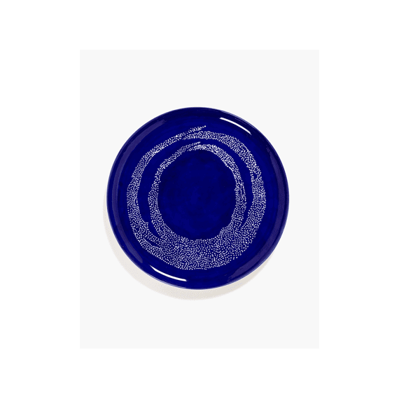 Serax Feast By Ottolenghi Serveerbord 35x2cm Dark Blue Dots White