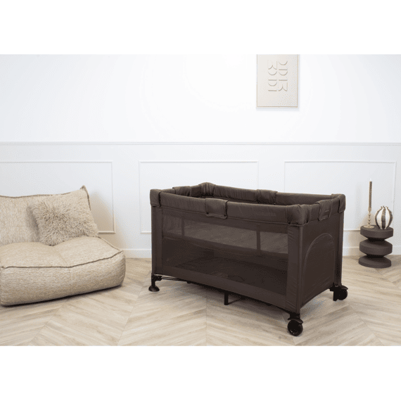 Koelstra Reisbed Met Extra Verhogende Bodem Walnut