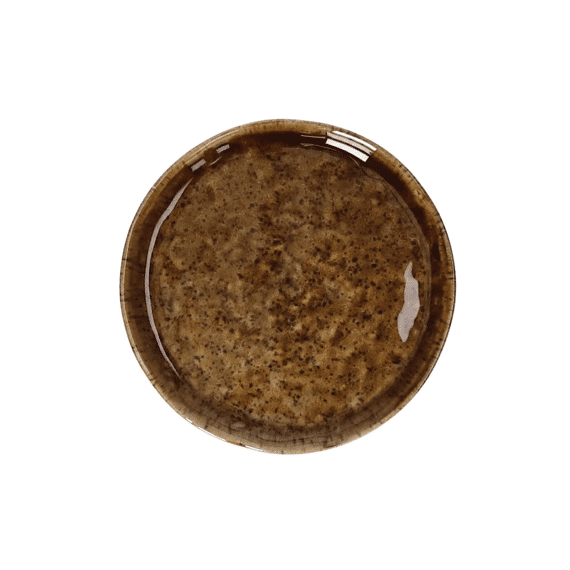 Pomax Spiro Plat Bord 12x1cm Bruin