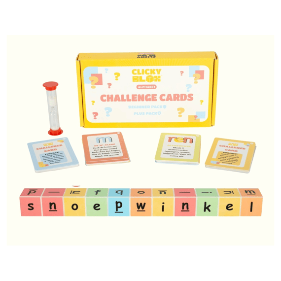 Robo Clickyblox Challenge Kaarten Letters