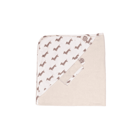 Pericles Badcape + Washandje Teckle Powder Allover