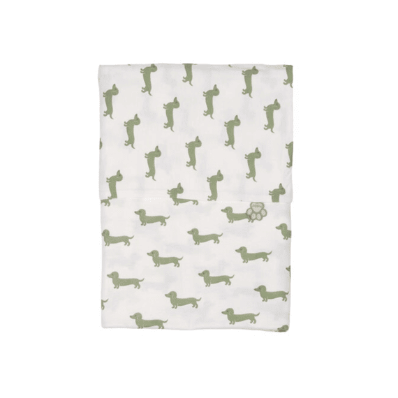 Pericles Dekbedovertrek Bed Teckel Matcha Allover