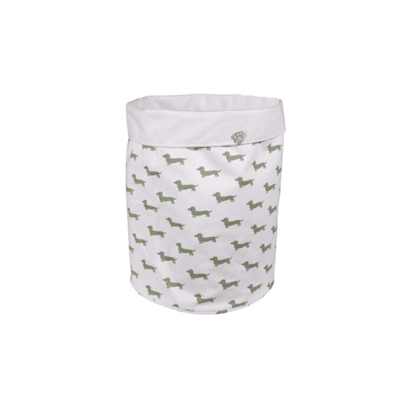 Pericles Opbergmand Teckel Matcha Allover