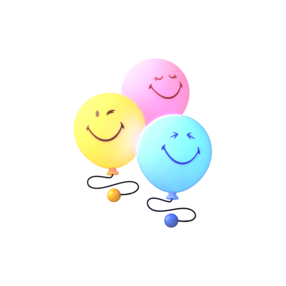Mob Bubbly Light Smiley World Pink