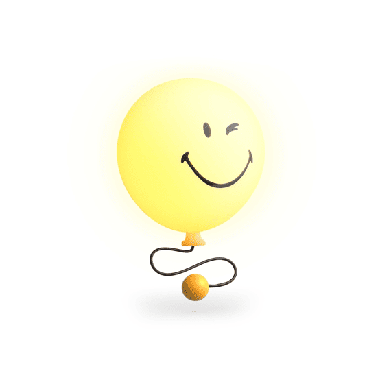Mob Bubbly Light Smiley World Pink
