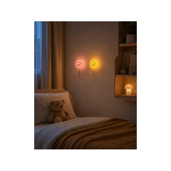 Mob Bubbly Light Smiley World Pink