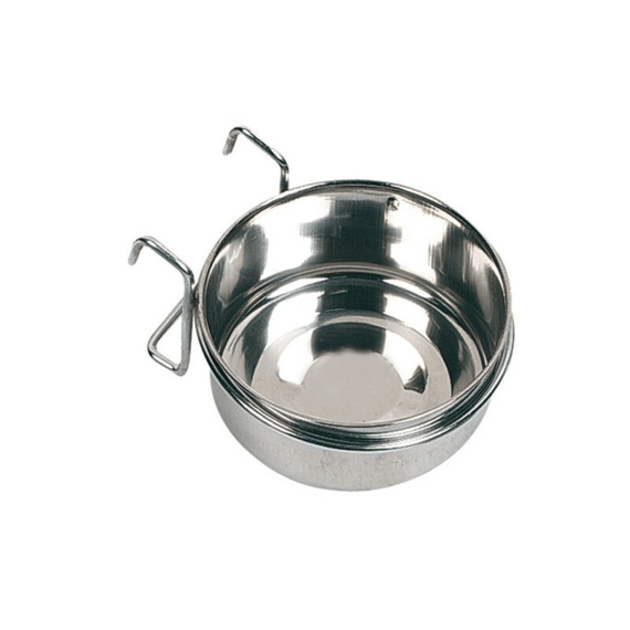 Knaagdierpot inox+haak medium 0.6L
