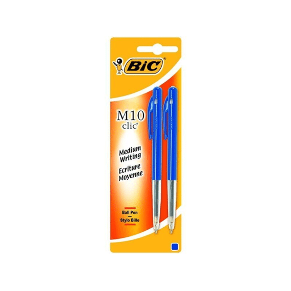 Bic M10 Balpen Blauw 2 Stuks