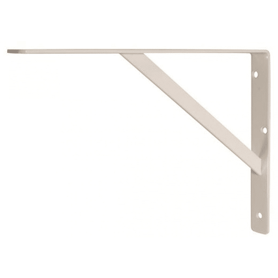 Plankdrager Hoek Enkel Wit 400X270Mm