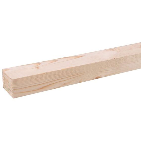 Ruwe Lat Vuren 46X46Mm 270Cm