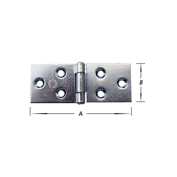 Lintscharnier Verzinkt 50X106Mm