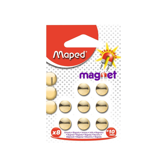 Magneetjes Prestige Map Doos 8St Goud