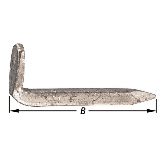 Zinkkrammen In Ijzer 5X40Mm