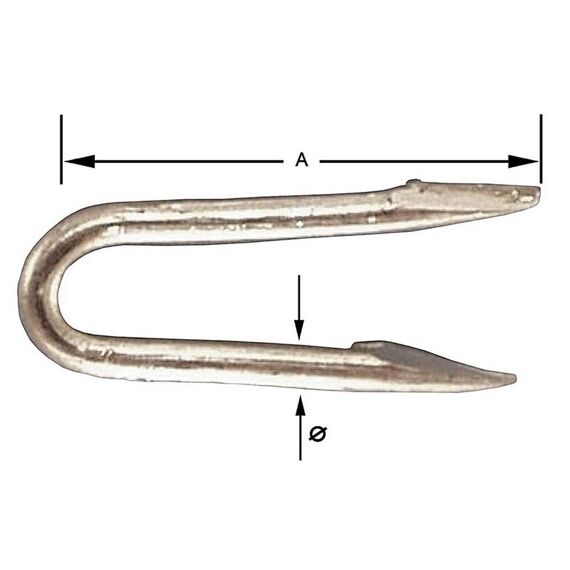 U-Krammen 2X20Mm (type 2)