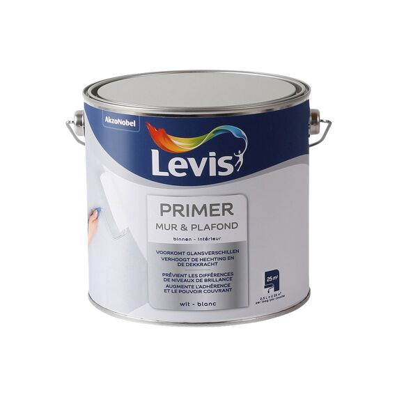 Levis Primer Mur & Plafond 2,5 L