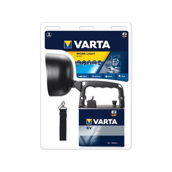 Worklight Varta 18660 Incl. Batterij