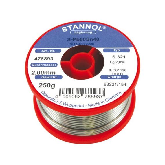 Soldeerdraad 2Mm 250Gr