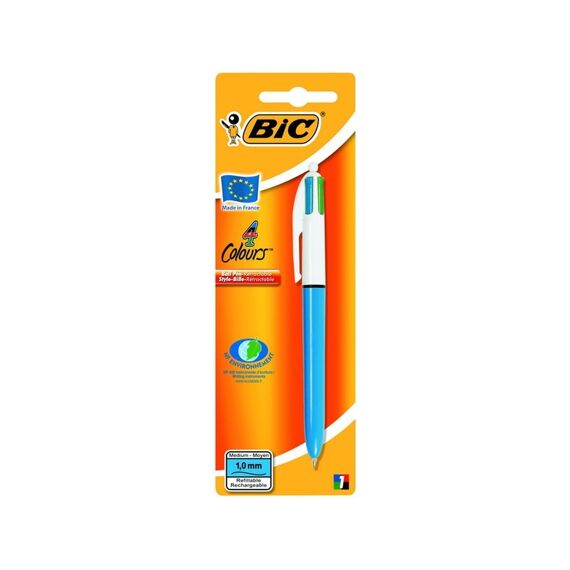 Bic 4 Kleuren Balpen 1 Stuk