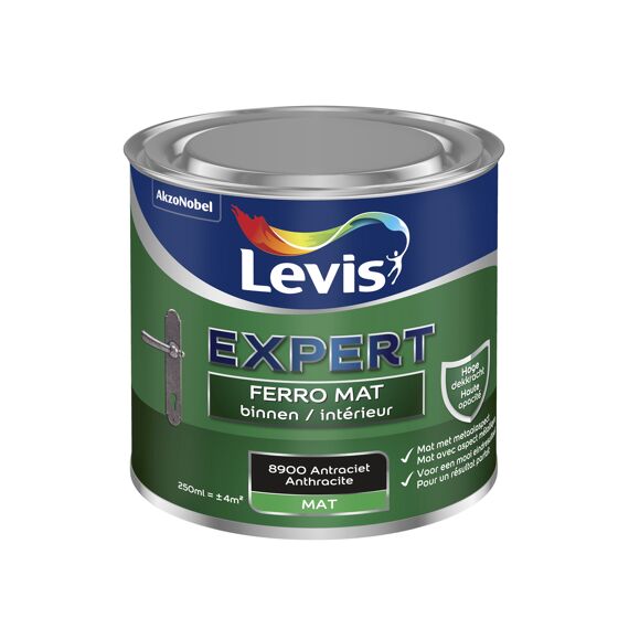 Levis Ferro Mat Zwart 250 Ml